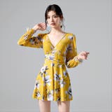 ワンピース水着 体型カバー 花柄 | teddyshop | 詳細画像13 