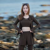 フィットネス水着 大きいサイズ 体型カバー | teddyshop | 詳細画像23