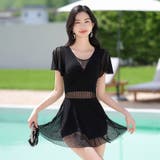 水着体型カバー ワンピース ストライプ | teddyshop | 詳細画像11 