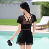 水着体型カバー ワンピース ストライプ | teddyshop | 詳細画像17 