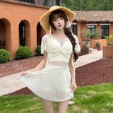 水着体型カバー ワンピース ストライプ | teddyshop | 詳細画像26 