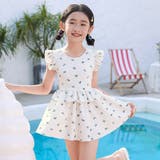 キッズ水着 女の子 花柄 | Kids Teddy | 詳細画像18