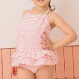 B：ピンク | キッズ 水着 女の子 | Kids Teddy