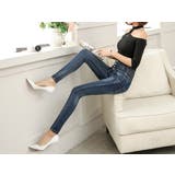 スキニーパンツ ハイウエスト 大きいサイズ | teddyshop | 詳細画像4 