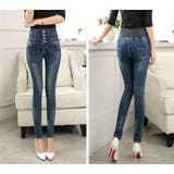 スキニーパンツ ハイウエスト 大きいサイズ | teddyshop | 詳細画像5 