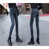 ハイウエストスキニーパンツ デニム スリム | teddyshop | 詳細画像6 