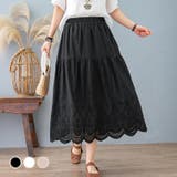 フレアスカート ミモレ丈 花柄 | teddyshop | 詳細画像1