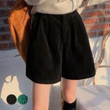ショートパンツ コーデュロイ レディース | teddyshop | 詳細画像1 