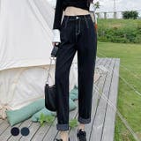 デニムパンツ ストレート ハイウエスト | teddyshop | 詳細画像1