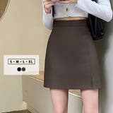 ミニスカート タイトスカート ハイウエスト | teddyshop | 詳細画像1 