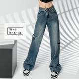 ダメージデニム パンツ カッティング | teddyshop | 詳細画像1