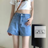 デニム ショートパンツ バイカラー | teddyshop | 詳細画像1
