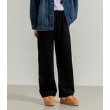 ワイドパンツ 裏起毛 ストレート | teddyshop | 詳細画像13