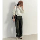 デニムパンツ ワイド ボトムス | teddyshop | 詳細画像12