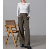 ハイウエスト タックパンツ スラックス | teddyshop | 詳細画像22 