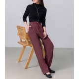 ハイウエスト タックパンツ スラックス | teddyshop | 詳細画像27 