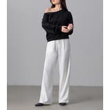 ハイウエスト タックパンツ スラックス | teddyshop | 詳細画像32 