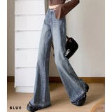 デニム フレアパンツ カットオフパンツ | teddyshop | 詳細画像20 