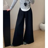 ピンタック ワイドパンツ ボトムス | teddyshop | 詳細画像14