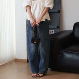 カーブデニム パンツ ワイド | teddyshop | 詳細画像13 
