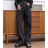 カーブデニム パンツ ワイド | teddyshop | 詳細画像20 