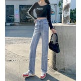 「美脚強調センター」デニム パンツ ストレート | teddyshop | 詳細画像18