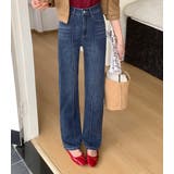「美脚強調センター」デニム パンツ ストレート | teddyshop | 詳細画像9
