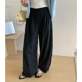 「ゆったりと気軽に穿ける」ワイドパンツ レディース 全4色 | teddyshop | 詳細画像9 