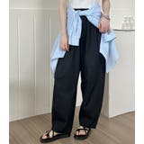 「だらしなく見せず落ち感に転換」タックパンツ バルーンパンツ レディース | teddyshop | 詳細画像12 