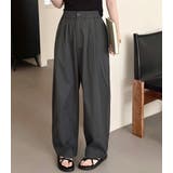 「だらしなく見せず落ち感に転換」タックパンツ バルーンパンツ レディース | teddyshop | 詳細画像15 