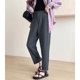 「ジャケットとも合わせやすい」テーパード パンツ ロング丈 | teddyshop | 詳細画像16 