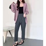 「ジャケットとも合わせやすい」テーパード パンツ ロング丈 | teddyshop | 詳細画像20 