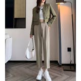 「ジャケットとも合わせやすい」テーパード パンツ ロング丈 | teddyshop | 詳細画像37 