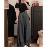 「美脚見せするストライプ」ワイドパンツ レディース 全4色 | teddyshop | 詳細画像14