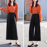 フレアパンツ 全10色 オフィスカジュアル | teddyshop | 詳細画像19