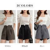 ショートパンツ ハイウエスト レディース | teddyshop | 詳細画像5 