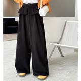 「ぱっと華やかウエストフリル」ワイドパンツ レディース ボトムス | teddyshop | 詳細画像14
