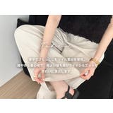 「バックゴムでウエストすっきり」ワイドパンツ レディース 全6色 | teddyshop | 詳細画像4