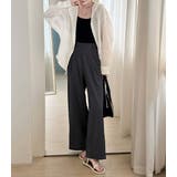 「ナチュラルな大人の色味」ワイドパンツ リネン レディース | teddyshop | 詳細画像11 