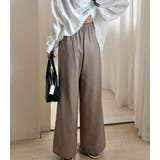 「ナチュラルな大人の色味」ワイドパンツ リネン レディース | teddyshop | 詳細画像12 
