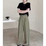 「ナチュラルな大人の色味」ワイドパンツ リネン レディース | teddyshop | 詳細画像16 