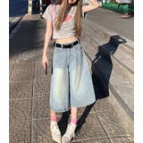 「靴下がよく見える丈感」バギーパンツ レディース 全4色 | teddyshop | 詳細画像23