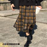 チェックスカート フレアスカート 全9色 | teddyshop | 詳細画像1