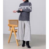 ワイドパンツ ガウチョパンツ 裏起毛 | teddyshop | 詳細画像29