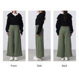 ワイドパンツ ガウチョパンツ 裏起毛 | teddyshop | 詳細画像82