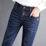 A：ブルー | ストレッチスキニー レディース ストレート | teddyshop