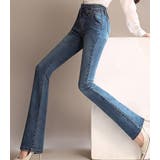 レディース フレアデニムパンツ スキニー | teddyshop | 詳細画像11