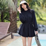 【紫外線カット率99 7％】ラッシュガード 水着体型カバー | teddyshop | 詳細画像15 