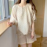 ベージュ | 半袖 ルームウェア トップス | teddyshop