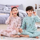 長袖 ルームウェア 総柄 | Kids Teddy | 詳細画像1